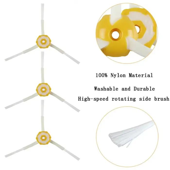Kit de pièces de rechange pour iRobot Roomba série 600 610 620 625 630 650 660, brosse à poils de ba