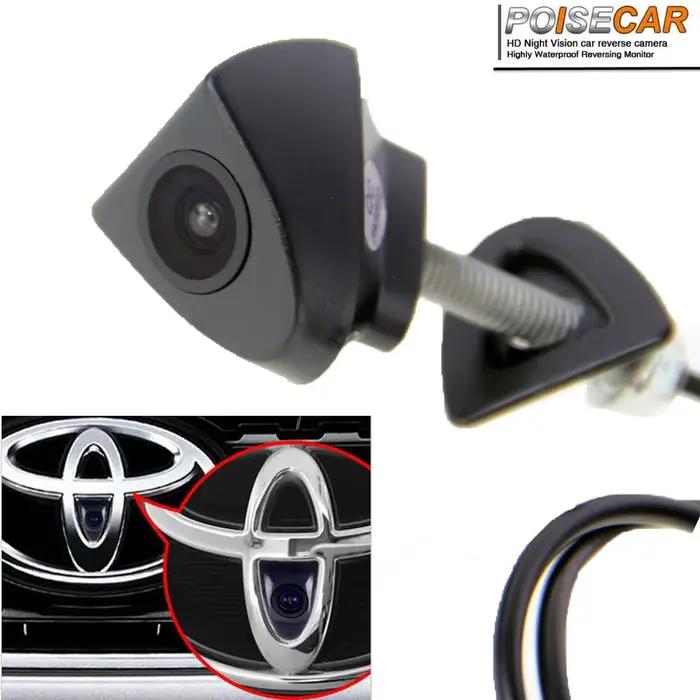 Caméra de vue avant de véhicule avec Logo spécial CCD, pour Toyota Prado Highlander Land Camry COROL