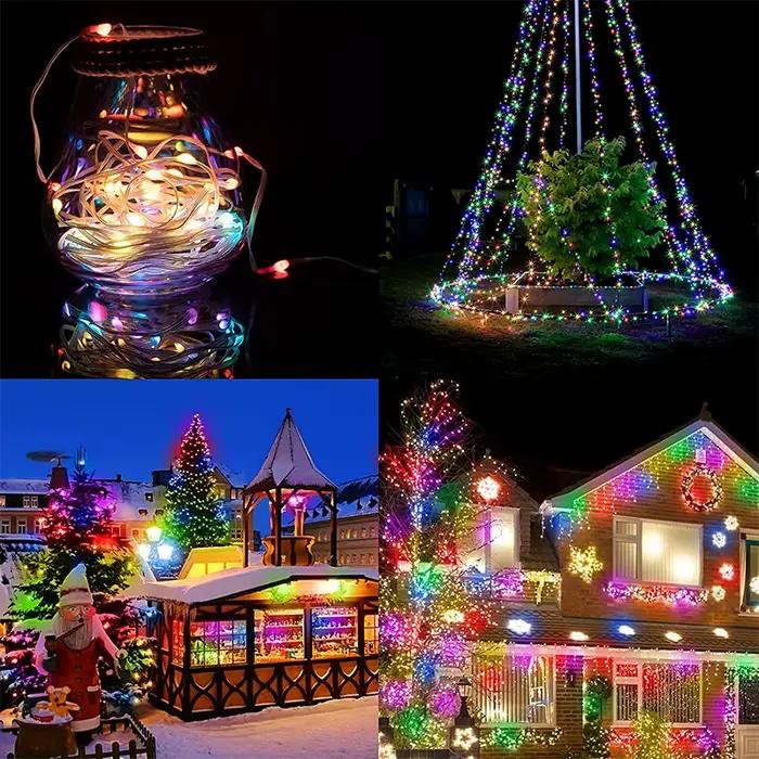 TUYA USB LED chaîne lumières de noël WS2812B RGBIC lumière WIFI polychrome adressable individuelleme