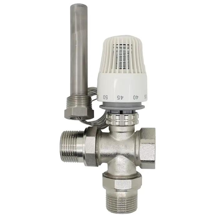 Système de chauffage au sol, contrôle à 30-70 degrés, vanne de radiateur thermostatique M30 * 1.5, v