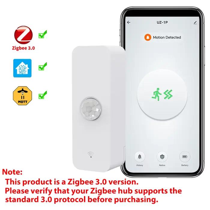 Capteur de mouvement WiFi Zigbee PIR, détecteur infrarouge de corps humain pour maison intelligente,