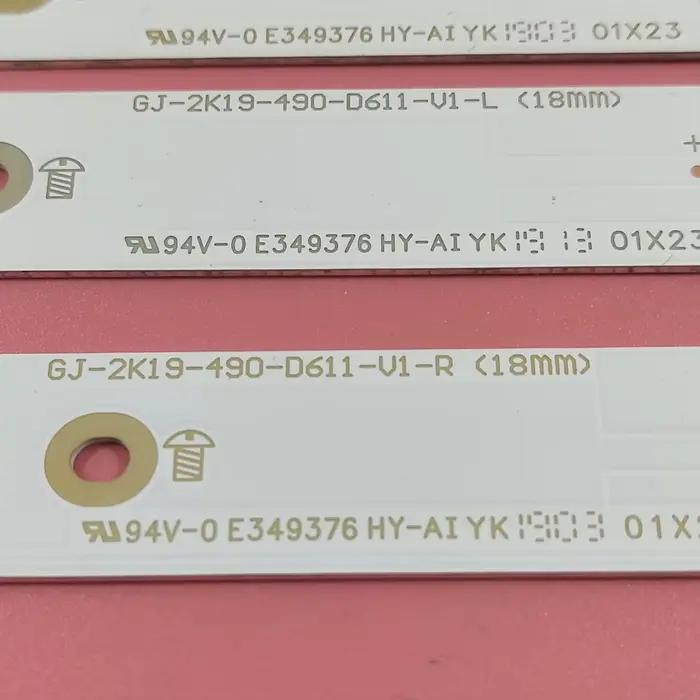 Bande de rétroéclairage LED pour 49PUF6701/T3 49PFS5301/12 49PUH4900/88 49PFS4131 EVTLBM490E0501-AJ-