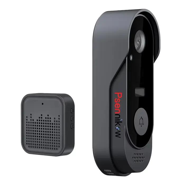 Sonnette de porte sans fil Tuya WIFI, caméra HD, interphone vidéo, sonnette de porte extérieure étan