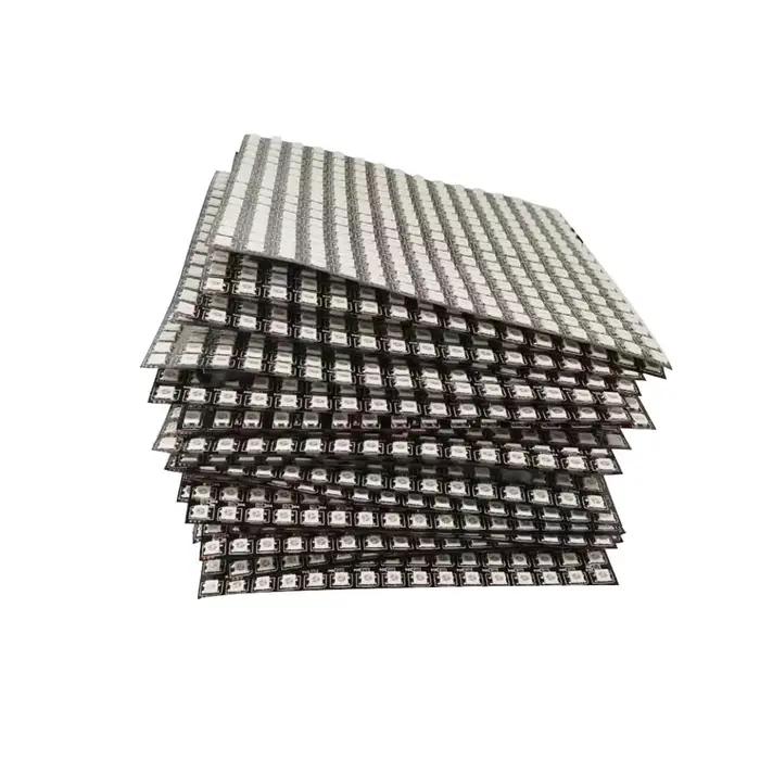 1 ~ 2 pièces WS2812B 8X8 8x32 16x16 Pixel panneau écran matriciel Flexible WS2812 IC RGB 5050 SMD Mo