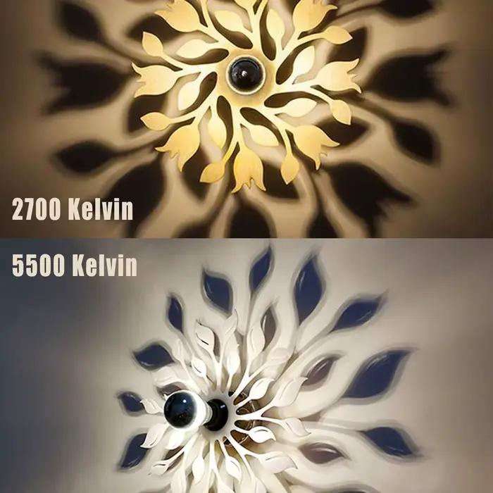 Edison A19 Led filament E27 220V variateur blanc chaud 2700K doré miroir supérieur sans ombre lampe