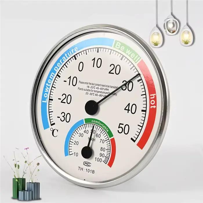 Thermomètre hygromètre Thermo analogique humidité contrôle du climat intérieur bureau à domicile extérieur jardin Restaurant outil de mesure