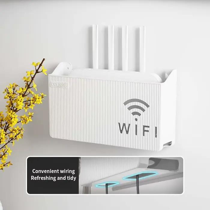 Boîte de rangement pour routeur domestique