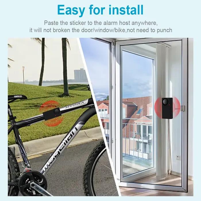 Capteur de vibrations de porte fenêtre sans fil