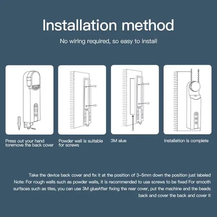 Moteur intelligent pour stores et volets roulants électriques USB Wi-Fi