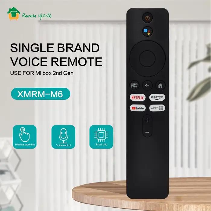 Télécommande vocale XMRM-M6 pour Xiaomi mi 2e génération Box 4K Ultra HD