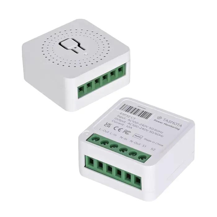Tasmota Matter MQTT ESP32C3 Mini relais surveillance de puissance 10A fonctionne avec Home Assistant