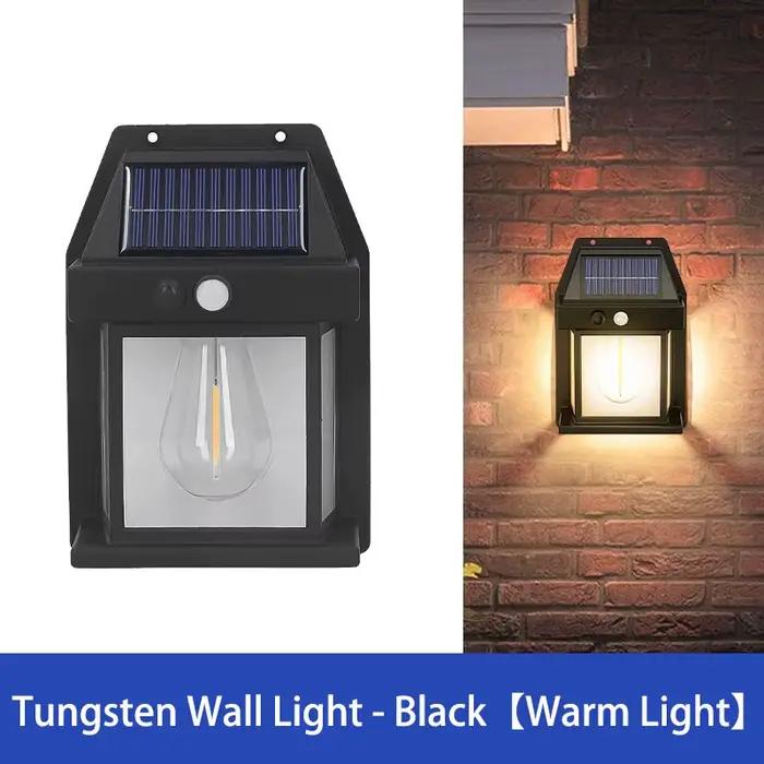 Puissante lampe murale solaire lumineuse capteur de mouvement LED lumière