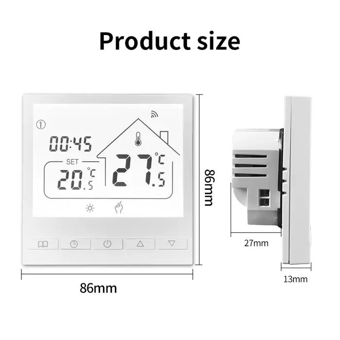 Thermostat intelligent WIFI pour chaudière à eau/gaz