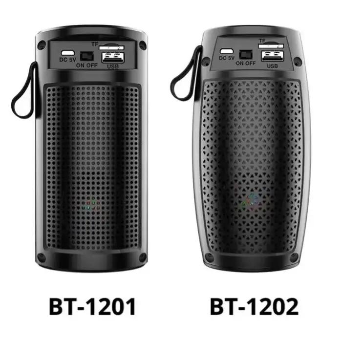 Lanfy # Haut-parleur Bluetooth portable BT-1202 avec spectacle de lumière LED 360 coloré
