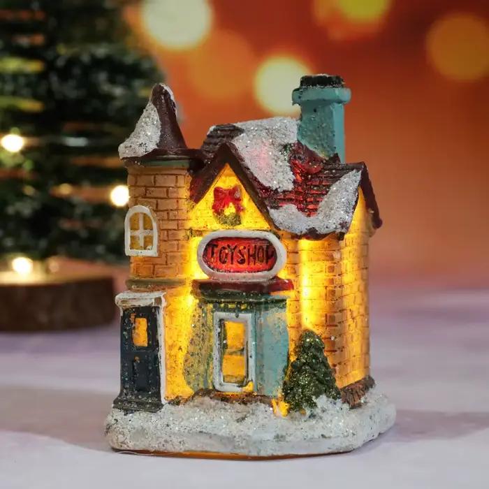 Décorations lumineuses de maison de noël pour ornements de maison