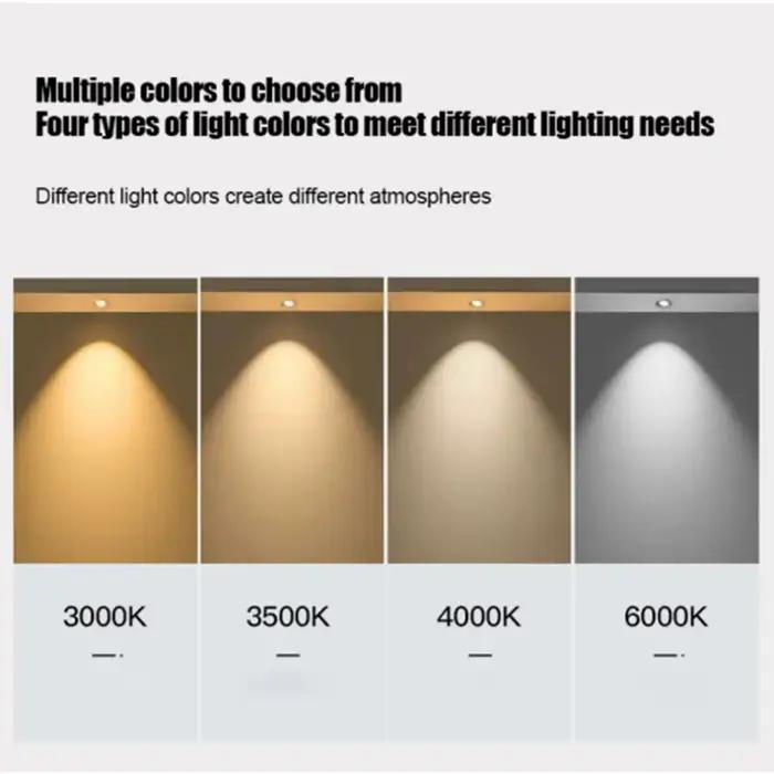 Projecteur encastré PIR capteur de mouvement LED Spot pour allée d'entrée éclairage intérieur Downlight lampes 3000K 4000K 6000K