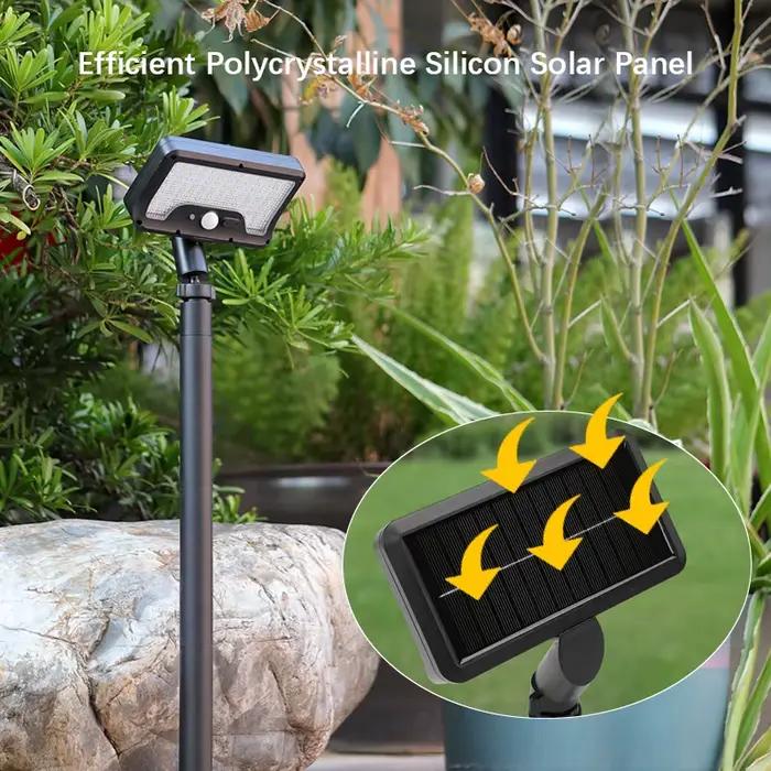 Lampe de jardin solaire avec détecteur de mouvement