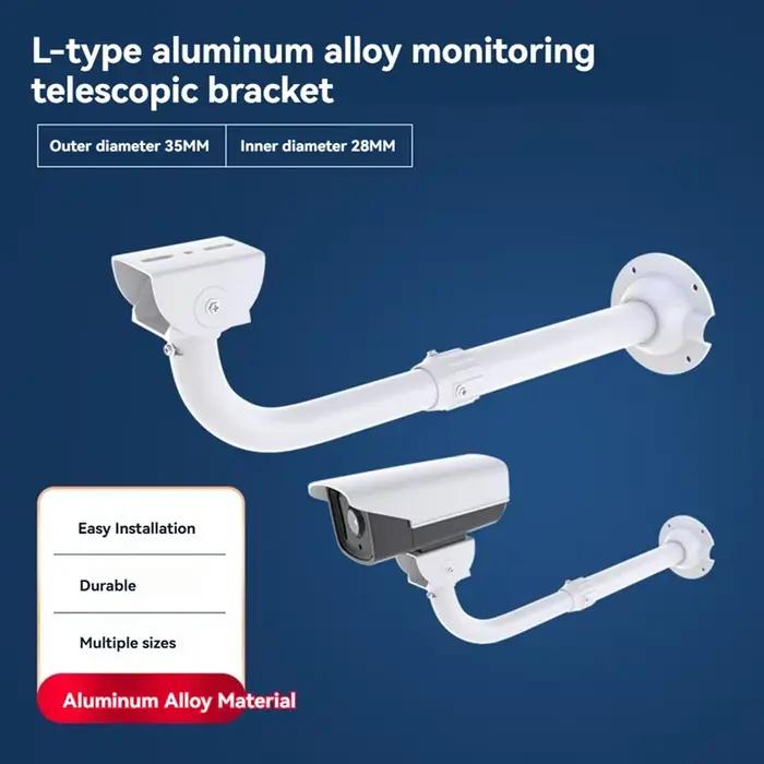 Support télescopique pour caméra de Surveillance en forme de L