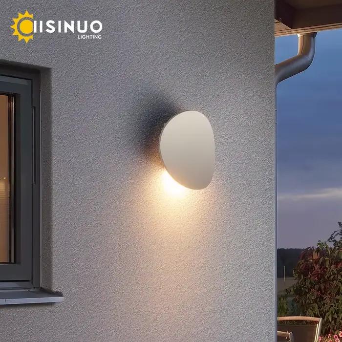 Applique murale LED en aluminium pour porche extérieur