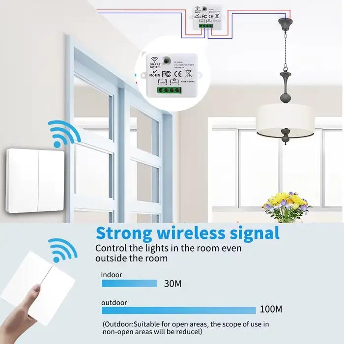 Joli Mural Intelligent Sans Fil RF433