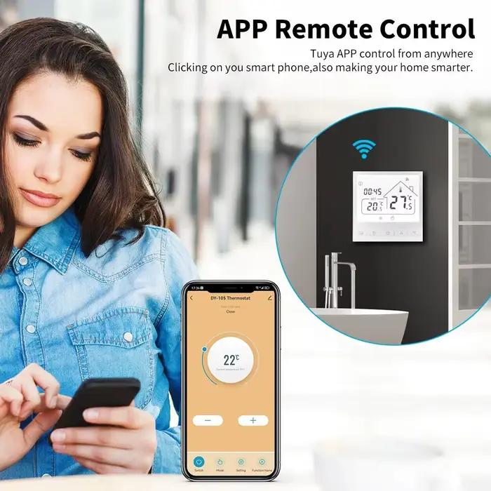 Thermostat intelligent WiFi pour chaudière à eau/gaz