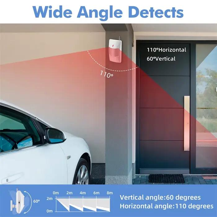 KERUI 120db système d'alarme sonore forte sirène Tuya WIFI intelligent Kit d'alarme de sécurité sans fil maison anti-cambriolage capteur de porte de mouvement Alexa