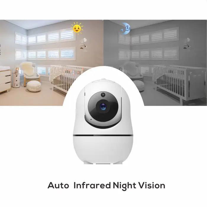 Moniteur vidéo pour bébé avec caméra et audio