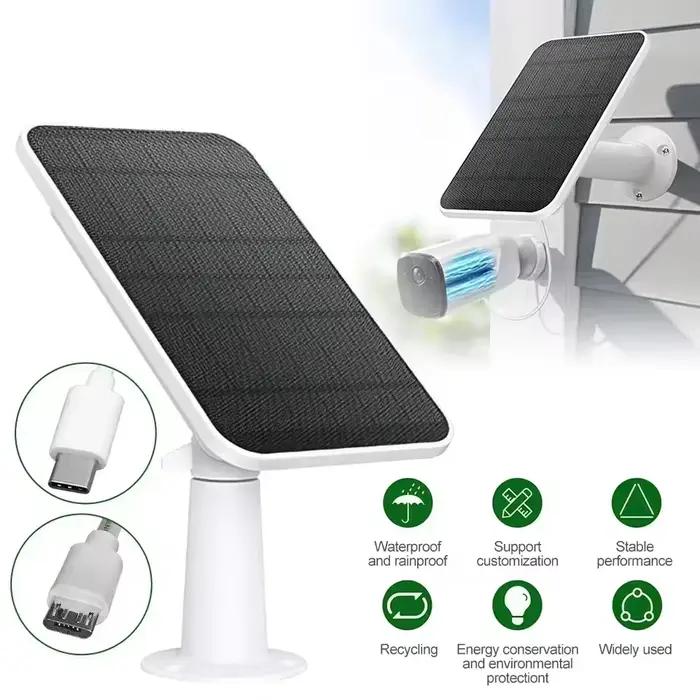 Panneau solaire 20W 5V pour Eufy Eufycam 3/3C/2C/2Pro panneaux de charge solaires muraux système de cellules