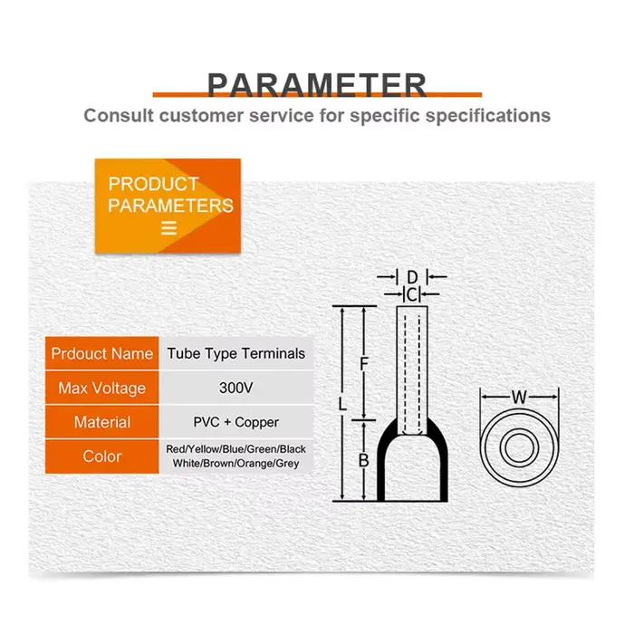 Kits de bornes isolées pour tubes électriques VE