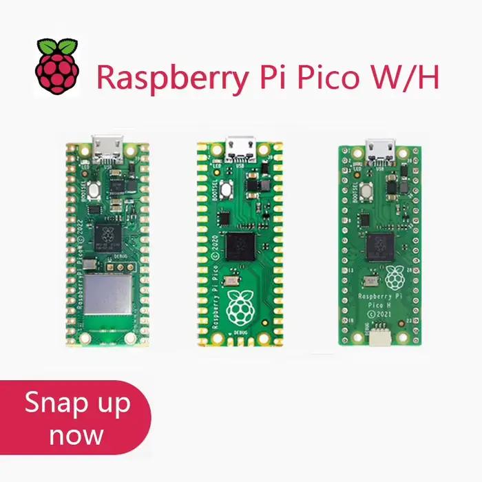 Original Raspberry Pi Pico W with Wireless WiFi Development Board