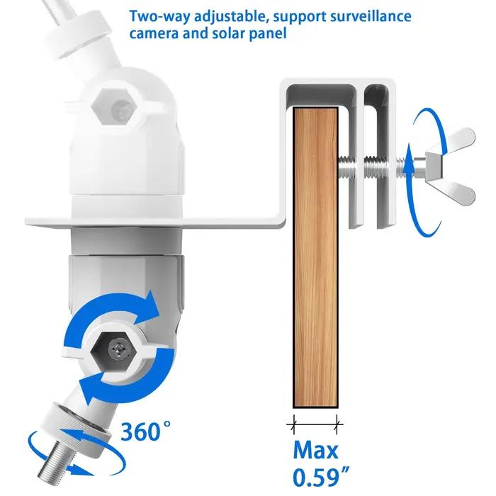 Support robuste et résistant aux intempéries pour appareils photo Eufy