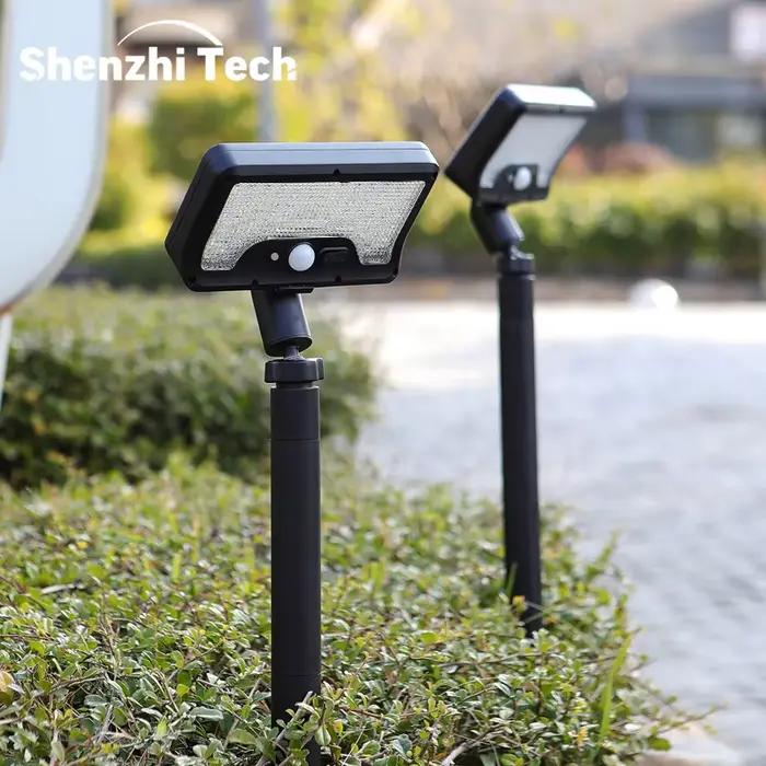 Lampe de jardin solaire avec détecteur de mouvement