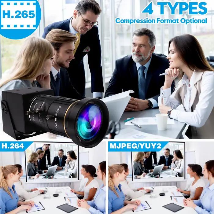 ELP 4K USB Zoom caméra 30fps H.265 H.264 HDMI