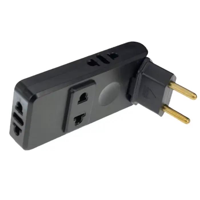 Adaptateur mural de prise électrique pivotante