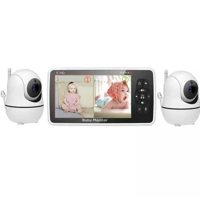 Moniteur vidéo pour bébé avec deux caméras et audio