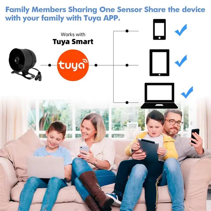KERUI 120db système d'alarme sonore forte sirène Tuya WIFI intelligent Kit d'alarme de sécurité sans fil maison anti-cambriolage capteur de porte de mouvement Alexa