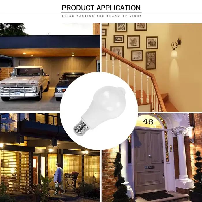Ampoule LED avec capteur de mouvement PIR E27
