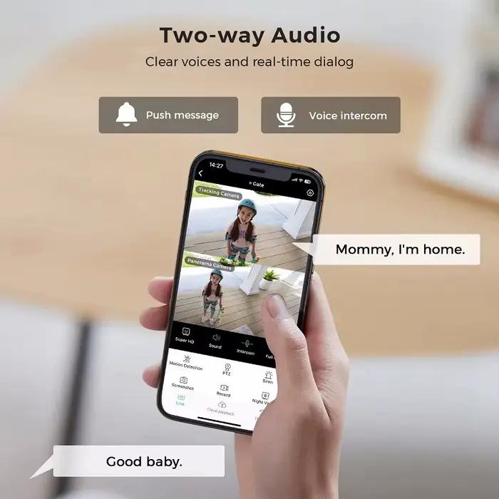 Caméra de surveillance extérieure sans fil WiFi 8MP 4G avec carte SIM