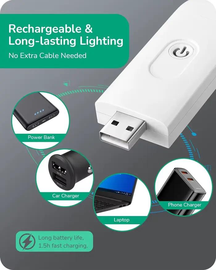 Lampe de lecture LED Rechargeable par USB