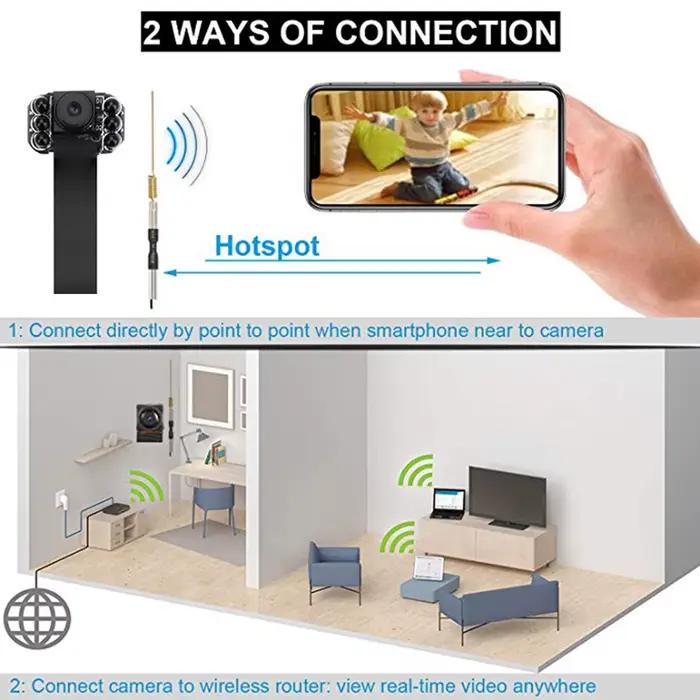 1080P Mini caméra Wifi 4K HD