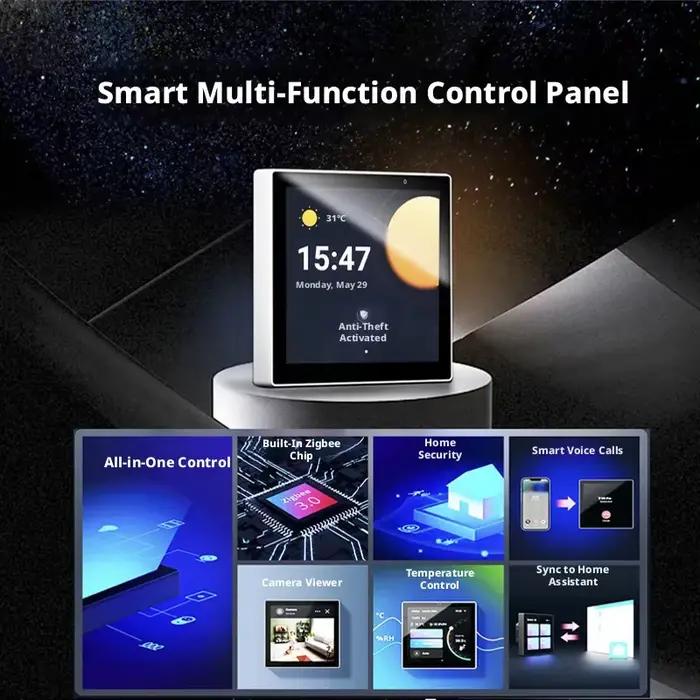 Écran de contrôle central multifonctionnel Smart Home 86