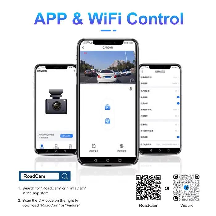 Nouveau ! Caméra embarquée WiFi DVR cachée haute qualité vision nocturne UHD 2160P pour MG ZS 2020 2021 2022 4K