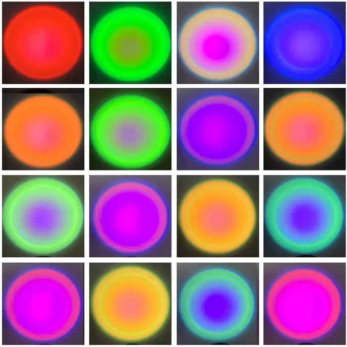 Lampe de coucher de soleil intelligente Tuya LED veilleuse USB RGB Smart Life APP Projection à distance pour la décoration de la pièce photographie Festival naissance