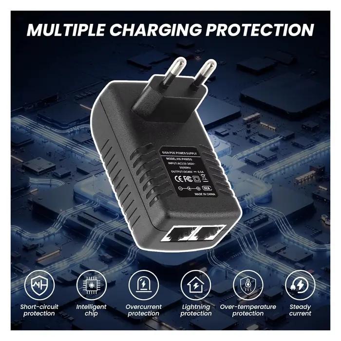 Adaptateur d'alimentation POE pour Surveillance de sécurité CCTV
