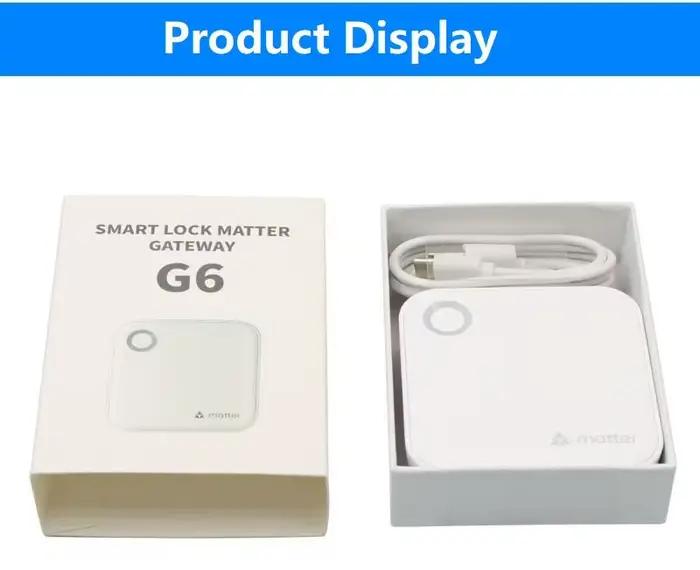 Passerelle intelligente TTLOCK G6 2.4G Matter avec déverrouillage à distance