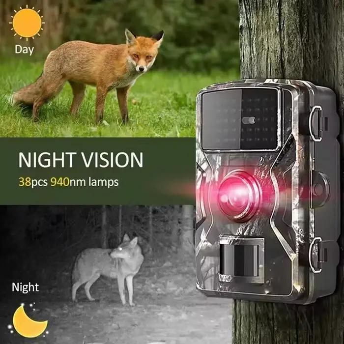 Caméra de chasse 16MP 1080P 940nm infrarouge vision nocturne détection de mouvement