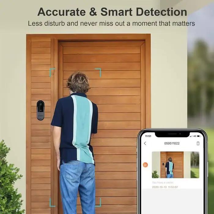 Tuya – sonnette d'extérieur intelligente WiFi