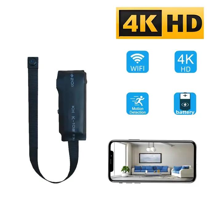 Mini caméra WiFi 4K HD nouvellement améliorée