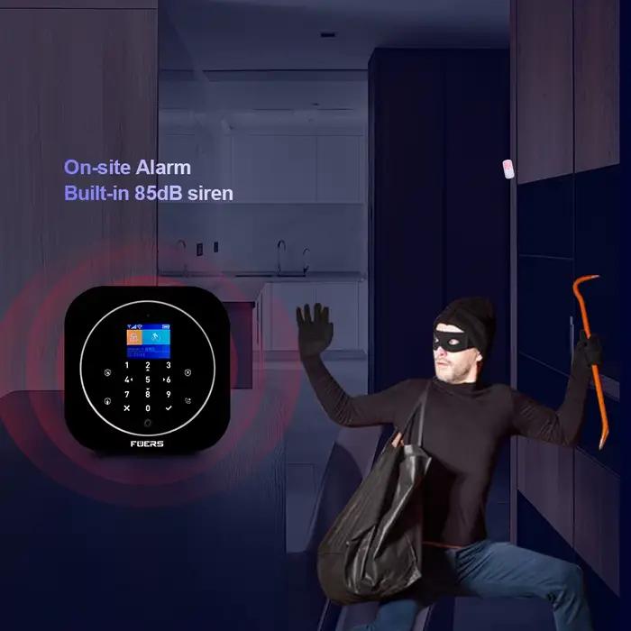 Système d'alarme sans fil WIFI GSM FUERS G12