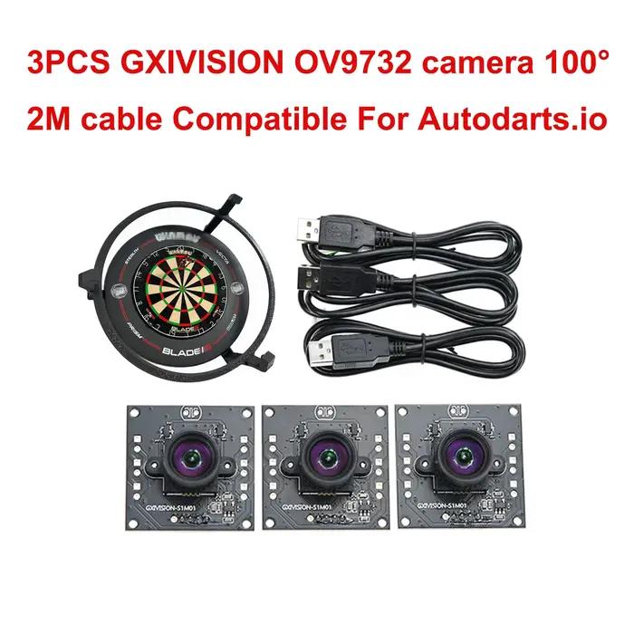 Module de caméra USB GXIVISION IMX179 /OV2735/OV9732/OV2710 100 degrés 30fps 2M Cbale sans distorsion